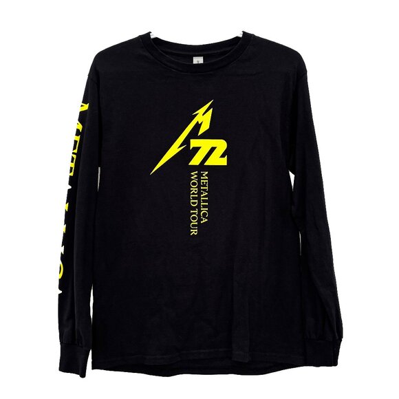 Metallica Black M72 Tour Tee size Small - Picture 1 of 5
